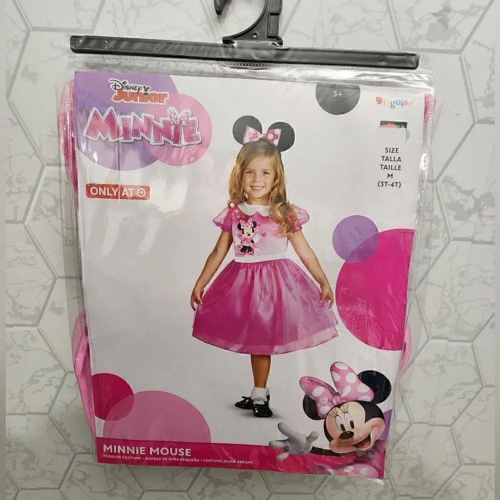 Disney Minnie Mouse Halloween Costume,  Size 3-4T
